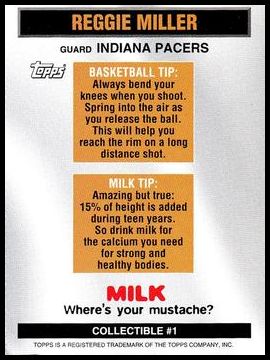 1998 Topps Milk Mustache